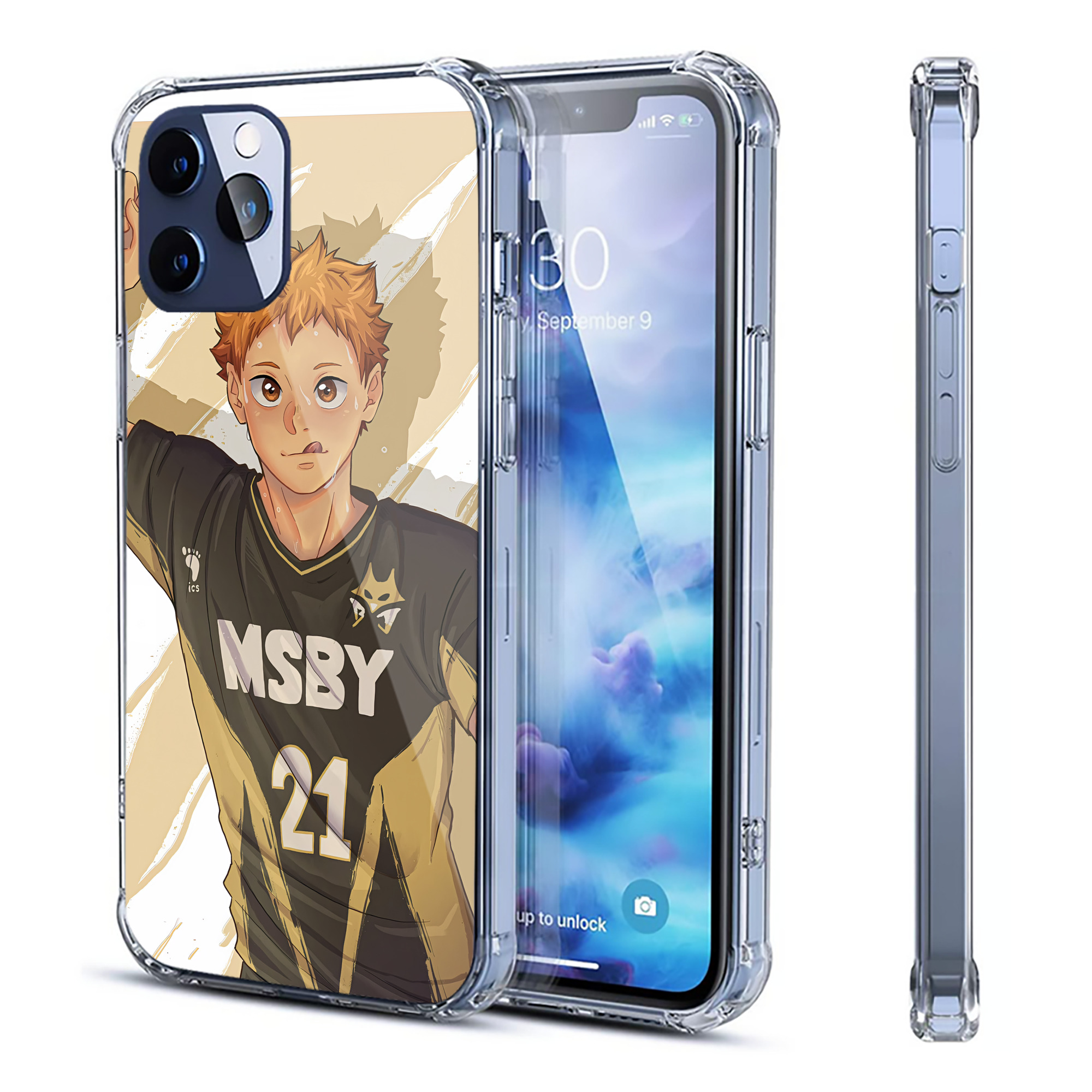（画像用） ハイキュー!! Haikyu!! 【iPhone 12シリーズ対応】透明スマホケース（クリアソフトケース）